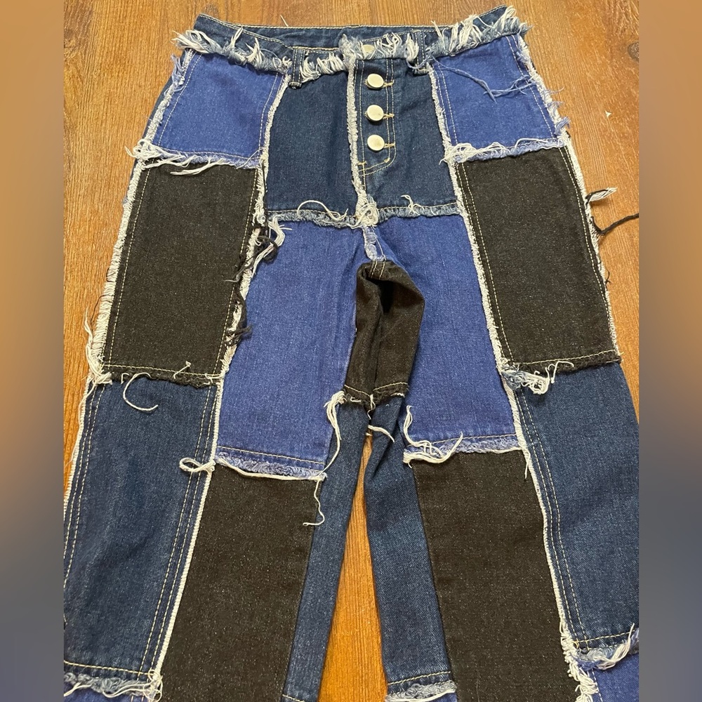 Shein Patchwork Jeans - image 1